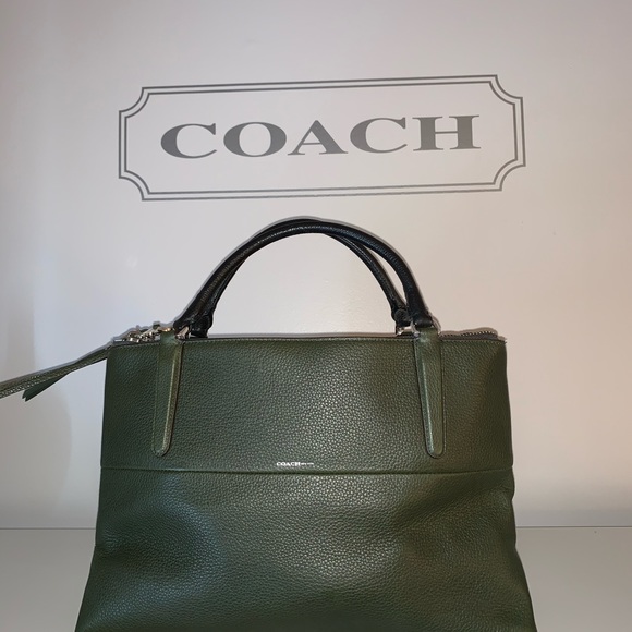 Coach Handbags - Coach Pebbled Leather Borough Bag #28160